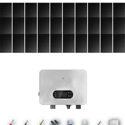 [GOODWE-RANGE-20260917] AUTO HYUNDAI500FB ESUNIQ 12KW NONE 0B 28-32P | Kit Solar Autoconsumo GoodWe 14.00 kWp 28 Paneles Hyundai 500Wp Full Black ES Uniq 12 kW Monofásico 30 Paneles - CuencaSolar