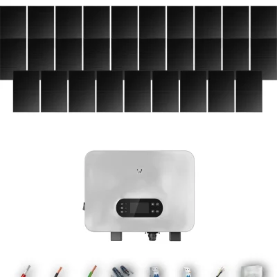 [GOODWE-RANGE-20260917] AUTO HYUNDAI500FB ESUNIQ 12KW NONE 0B 28-32P | Kit Solar Autoconsumo GoodWe 14.00 kWp 28 Paneles Hyundai 500Wp Full Black ES Uniq 12 kW Monofásico 29 Paneles - CuencaSolar