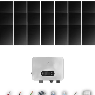[GOODWE-RANGE-20260917] AUTO HYUNDAI500FB ESUNIQ 8KW NONE 0B 21P | Kit Solar Autoconsumo GoodWe 10.50 kWp 21 Paneles Hyundai 500Wp Full Black ES Uniq 8 kW Monofásico 21 Paneles - CuencaSolar
