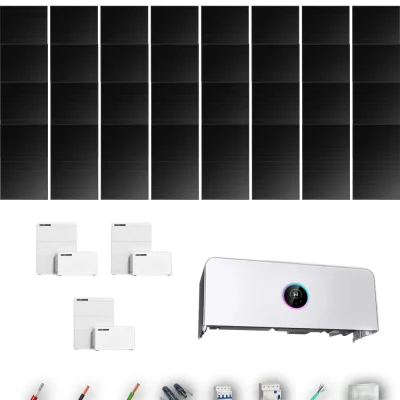 [GOODWE-RANGE-20260917] AUTO HYUNDAI500FB ETA 12KW LYNXD51 3B 28-32P | Kit Solar Autoconsumo GoodWe 14.00 kWp 28 Paneles Hyundai 500Wp Full Black ESA ETA 12 kW 3 Baterías GoodWe Lynx D G2 5,1 kWh 15.36 kWh Trifásico 32 Paneles - CuencaSolar