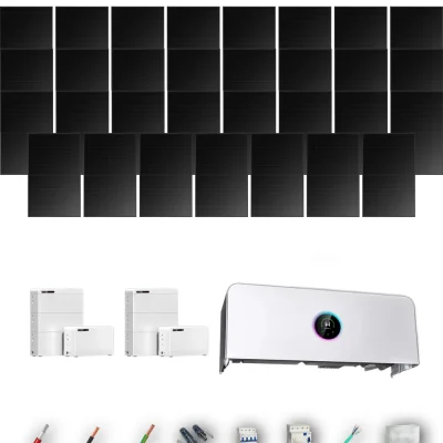 [GOODWE-RANGE-20260917] AUTO HYUNDAI500FB ETA 12KW LYNXD83 2B 28-32P | Kit Solar Autoconsumo GoodWe 14.00 kWp 28 Paneles Hyundai 500Wp Full Black ESA ETA 12 kW 2 Baterías GoodWe Lynx D G2 8,3 kWh 16.64 kWh Trifásico 31 Paneles - CuencaSolar