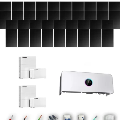 [GOODWE-RANGE-20260917] AUTO HYUNDAI500FB ETA 15KW LYNXD83 2B 33-39P | Kit Solar Autoconsumo GoodWe 16.50 kWp 33 Paneles Hyundai 500Wp Full Black ESA ETA 15 kW 2 Baterías GoodWe Lynx D G2 8,3 kWh 16.64 kWh Trifásico 38 Paneles - CuencaSolar