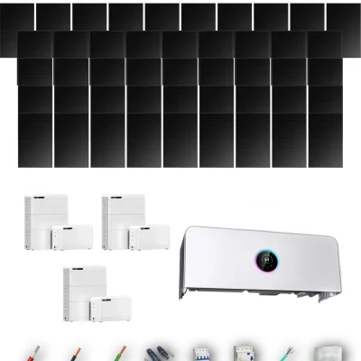 [GOODWE-RANGE-20260917] AUTO HYUNDAI500FB ETA 20KW LYNXD83 3B 45-51P | Kit Solar Autoconsumo GoodWe 22.50 kWp 45 Paneles Hyundai 500Wp Full Black ESA ETA 20 kW 3 Baterías GoodWe Lynx D G2 8,3 kWh 24.96 kWh Trifásico 46 Paneles - CuencaSolar