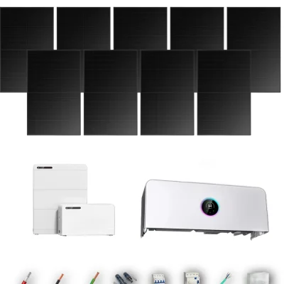 [GOODWE-RANGE-20260917] AUTO HYUNDAI500FB ETA 5KW LYNXD51 1B 8-13P | Kit Solar Autoconsumo GoodWe 4.00 kWp 8 Paneles Hyundai 500Wp Full Black ESA ETA 5 kW 1 Batería GoodWe Lynx D G2 5,1 kWh 5.12 kWh Trifásico 9 Paneles - CuencaSolar