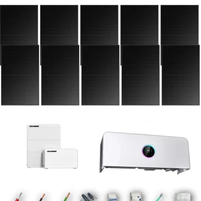 [GOODWE-RANGE-20260917] AUTO HYUNDAI500FB ETA 5KW LYNXD51 1B 8-13P | Kit Solar Autoconsumo GoodWe 4.00 kWp 8 Paneles Hyundai 500Wp Full Black ESA ETA 5 kW 1 Batería GoodWe Lynx D G2 5,1 kWh 5.12 kWh Trifásico 10 Paneles - CuencaSolar