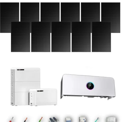 [GOODWE-RANGE-20260917] AUTO HYUNDAI500FB ETA 5KW LYNXD83 1B 8-13P | Kit Solar Autoconsumo GoodWe 4.00 kWp 8 Paneles Hyundai 500Wp Full Black ESA ETA 5 kW 1 Batería GoodWe Lynx D G2 8,3 kWh 8.32 kWh Trifásico 11 Paneles - CuencaSolar