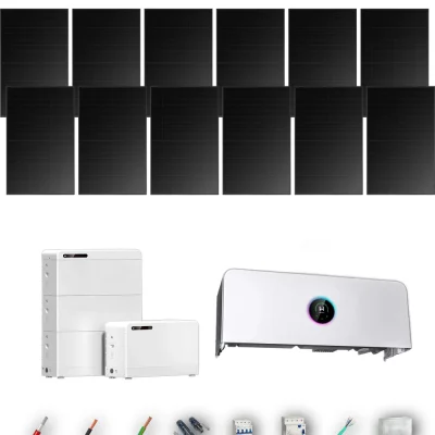 [GOODWE-RANGE-20260917] AUTO HYUNDAI500FB ETA 5KW LYNXD83 1B 8-13P | Kit Solar Autoconsumo GoodWe 4.00 kWp 8 Paneles Hyundai 500Wp Full Black ESA ETA 5 kW 1 Batería GoodWe Lynx D G2 8,3 kWh 8.32 kWh Trifásico 12 Paneles - CuencaSolar