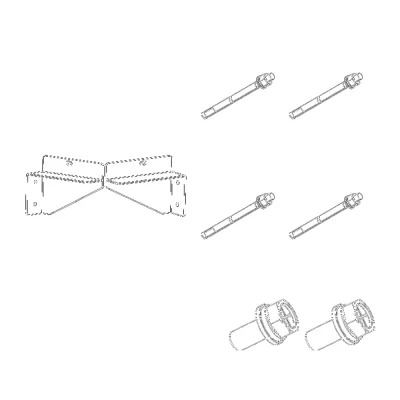 Kit de soportes de pared para batería Hoymiles LB-16D-G3 - CuencaSolar