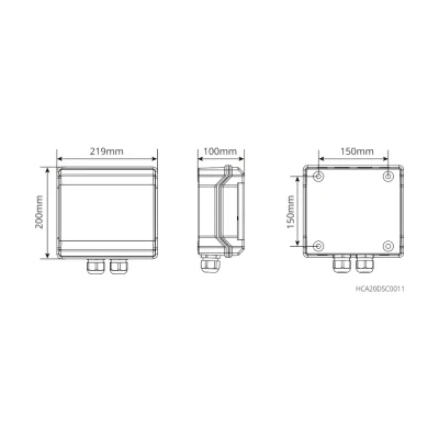 Protección diferencial RCD GoodWe para cargador HCA G2 de 22 kW - CuencaSolar