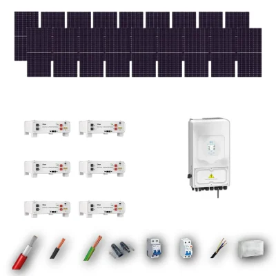 Kit Solar Aislada Deye 10kW JA Solar 600Wp 6 Baterias Deye 5,12kWh 18 Paneles - CuencaSolar