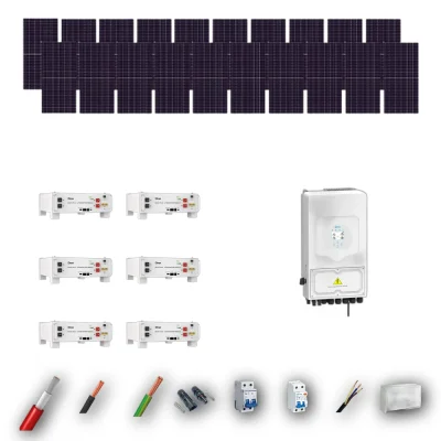 Kit Solar Aislada Deye 10kW JA Solar 635Wp 6 Baterias Deye 5,12kWh 20 Paneles - CuencaSolar