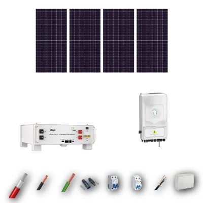 Kit Solar Aislada Deye 5kW JA Solar 635Wp 1 Bateria Deye 5,12kWh 4 Paneles - CuencaSolar