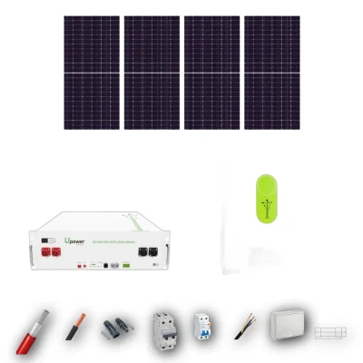 Kit Solar Aislada MasterPower 6kW JA Solar 635Wp 1 Bateria UPower 5,12kWh 4 Paneles - CuencaSolar