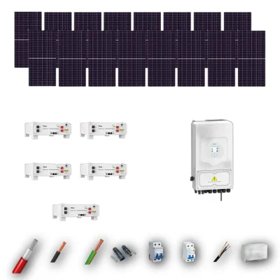 Kit Solar Autoconsumo Deye 10kW JA Solar 635Wp 5 Baterias Deye 5,12kWh 16 Paneles - CuencaSolar