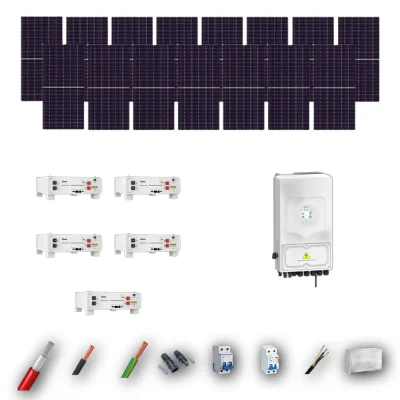 Kit Solar Autoconsumo Deye 10kW JA Solar 635Wp 5 Baterias Deye 5,12kWh 15 Paneles - CuencaSolar