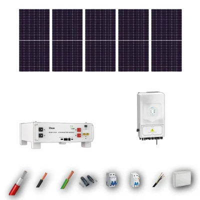 Kit Solar Autoconsumo Deye 5kW JA Solar 635Wp 1 Bateria Deye 5,12kWh 5 Paneles - CuencaSolar
