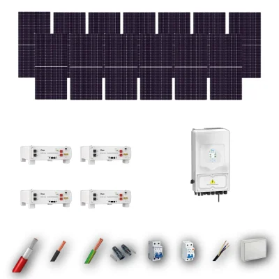 Kit Solar Autoconsumo Deye 8kW JA Solar 600Wp 4 Baterias Deye 5,12kWh 13 Paneles - CuencaSolar