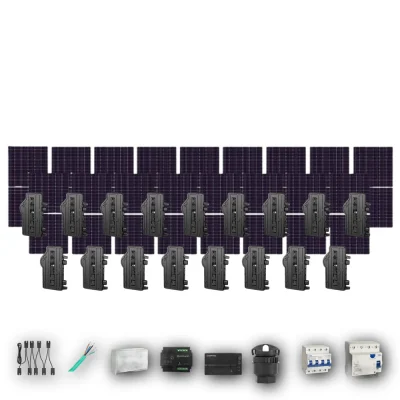 Kit Solar Autoconsumo Enphase 10,20 kWp JA Solar 600Wp bifacial Trifásico 17 Paneles - CuencaSolar