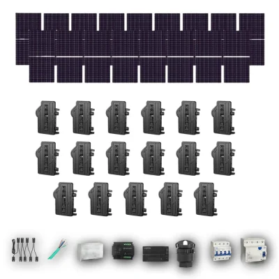Kit Solar Autoconsumo Enphase 10,20 kWp JA Solar 600Wp bifacial Trifásico 17 Paneles - CuencaSolar