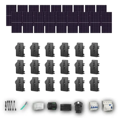 Kit Solar Autoconsumo Enphase 10,80 kWp JA Solar 600Wp bifacial Trifásico 18 Paneles - CuencaSolar