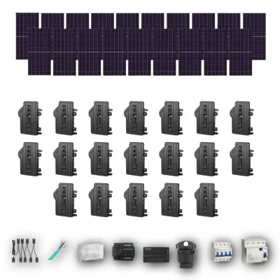 Kit Solar Autoconsumo Enphase 11,40 kWp JA Solar 600Wp bifacial Trifásico 19 Paneles - CuencaSolar