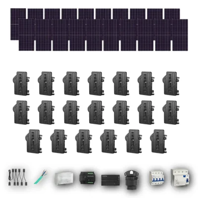 Kit Solar Autoconsumo Enphase 12,00 kWp JA Solar 600Wp bifacial Trifásico 20 Paneles - CuencaSolar