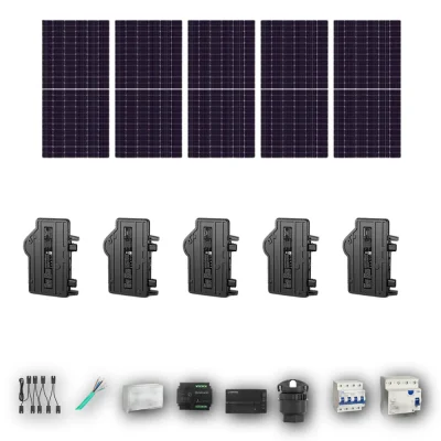 Kit Solar Autoconsumo Enphase 3,00 kWp JA Solar 600Wp bifacial Trifásico 5 Paneles - CuencaSolar