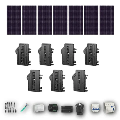 Kit Solar Autoconsumo Enphase 4,20 kWp JA Solar 600Wp bifacial Trifásico 7 Paneles - CuencaSolar
