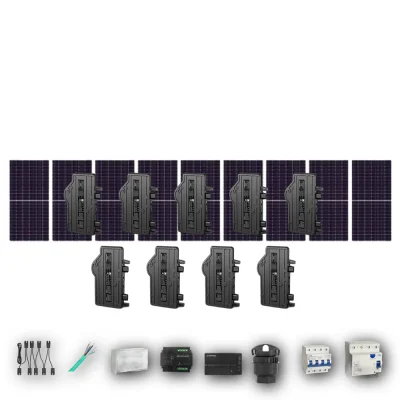 Kit Solar Autoconsumo Enphase 5,40 kWp JA Solar 600Wp bifacial Trifásico 9 Paneles - CuencaSolar