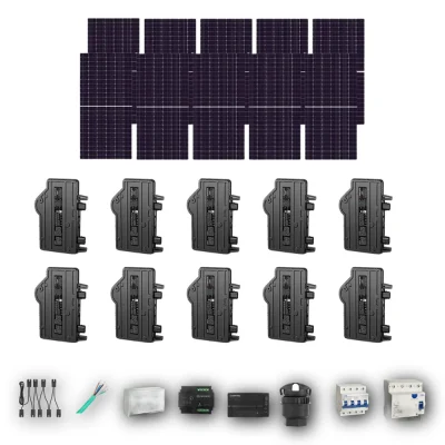 Kit Solar Autoconsumo Enphase 6,00 kWp JA Solar 600Wp bifacial Trifásico 10 Paneles - CuencaSolar