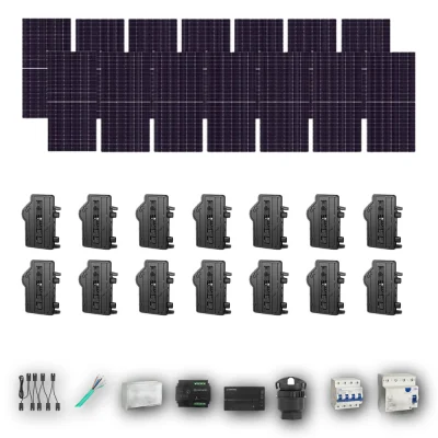 Kit Solar Autoconsumo Enphase 8,40 kWp JA Solar 600Wp bifacial Trifásico 14 Paneles - CuencaSolar