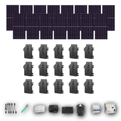 Kit Solar Autoconsumo Enphase 9,00 kWp JA Solar 600Wp bifacial Trifásico 15 Paneles - CuencaSolar
