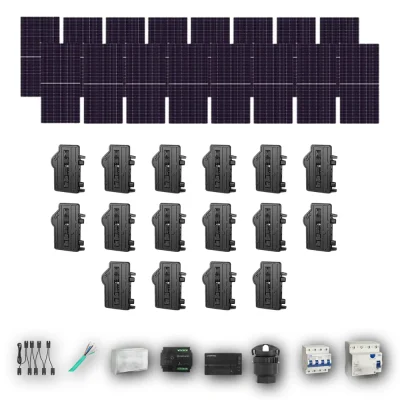 Kit Solar Autoconsumo Enphase 9,60 kWp JA Solar 600Wp bifacial Trifásico 16 Paneles - CuencaSolar