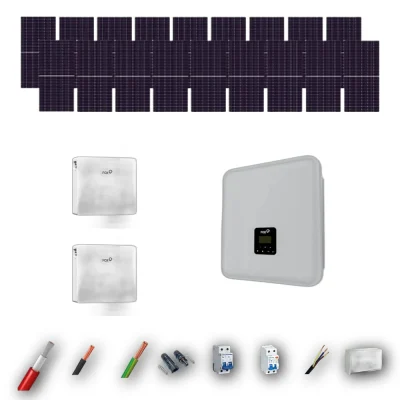 Kit Solar Autoconsumo FOX 10kW JA Solar 635Wp 2 Baterias FOX 24kWh 18 Paneles - CuencaSolar
