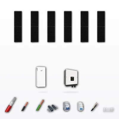 Kit Solar Autoconsumo FOX 3kW JA Solar 600Wp 1 Bateria FOX 6kWh 6 Paneles - CuencaSolar