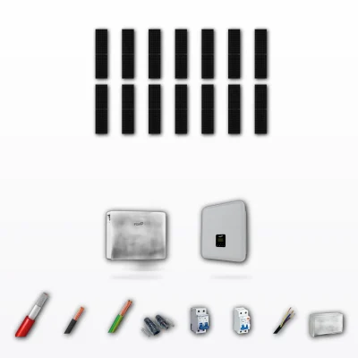 Kit Solar Autoconsumo FOX 8kW JA Solar 600Wp 1 Bateria FOX 12kWh 14 Paneles - CuencaSolar