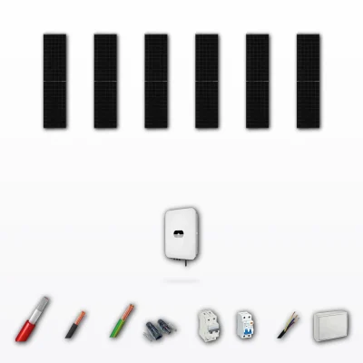 Kit Solar Autoconsumo Huawei 3kW JA Solar 600Wp 6 Paneles - CuencaSolar
