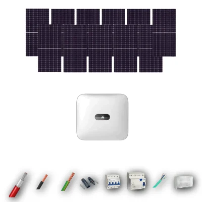 Kit Solar Autoconsumo Huawei 5kW JA Solar 600Wp 11 Paneles - CuencaSolar