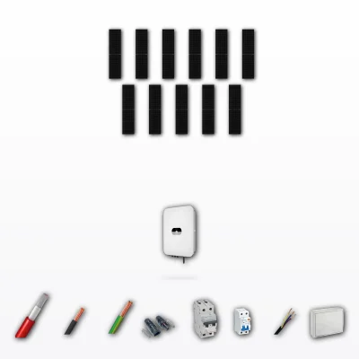 Kit Solar Autoconsumo Huawei 5kW JA Solar 600Wp 11 Paneles - CuencaSolar