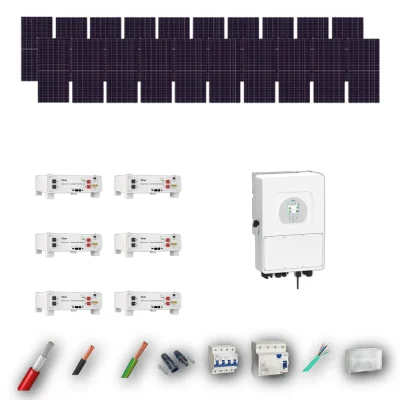 Kit Solar Trifásico Aislada Deye 10kW JA Solar 600Wp 6 Baterias Deye 5,12kWh 20 Paneles - CuencaSolar
