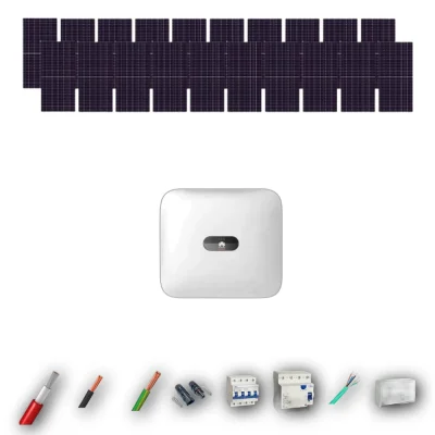 Kit Solar Trifásico Autoconsumo Huawei 10kW JA Solar 600Wp 20 Paneles - CuencaSolar