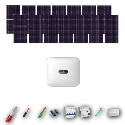 Kit Solar Trifasico Autoconsumo Huawei 6kW JA Solar 600Wp 14 Paneles - CuencaSolar