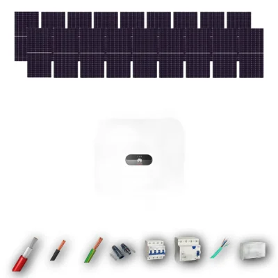 Kit Solar Trifásico Autoconsumo Huawei 8kW JA Solar 600Wp 18 Paneles - CuencaSolar