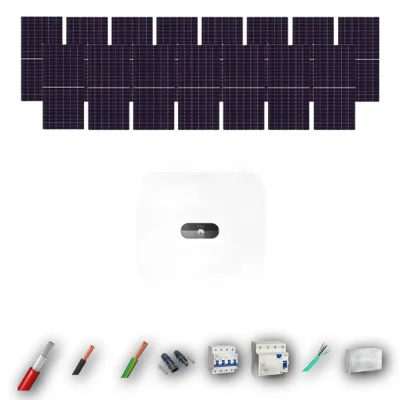 Kit Solar Trifásico Autoconsumo Huawei 8kW JA Solar 600Wp 15 Paneles - CuencaSolar