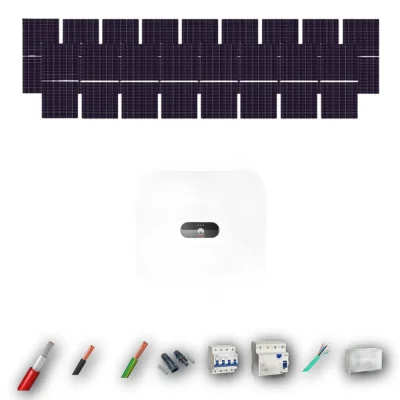 Kit Solar Trifásico Autoconsumo Huawei 8kW JA Solar 600Wp 17 Paneles - CuencaSolar