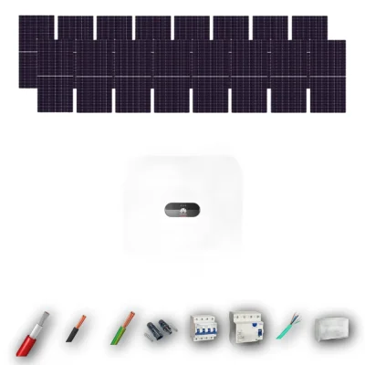 Kit Solar Trifasico Autoconsumo Huawei 8kW JA Solar 600Wp 16 Paneles - CuencaSolar