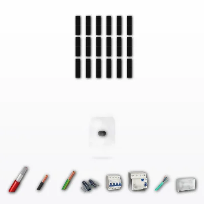 Kit Solar Trifásico Autoconsumo Huawei 8kW JA Solar 600Wp 18 Paneles - CuencaSolar