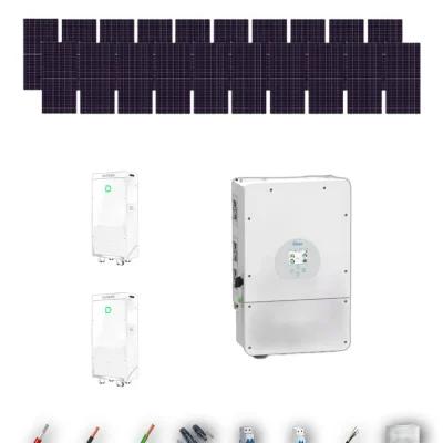 [TRINA630-RANGE-20260924] Kit Solar Aislada Deye 10kW Trina Solar 630Wp 2xBatería Dyness 16kWh 20 Paneles - CuencaSolar