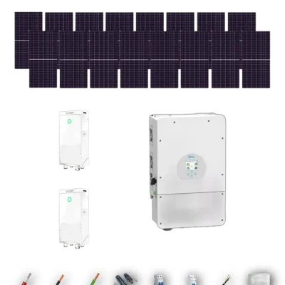 [TRINA630-RANGE-20260924] Kit Solar Aislada Deye 10kW Trina Solar 630Wp 2xBatería Dyness 16kWh 16 Paneles - CuencaSolar