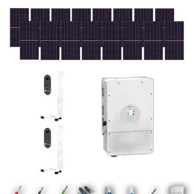 [TRINA630-RANGE-20260924] Kit Solar Aislada Deye 10kW Trina Solar 630Wp 2xBatería Turbo Energy 16kWh 16 Paneles - CuencaSolar